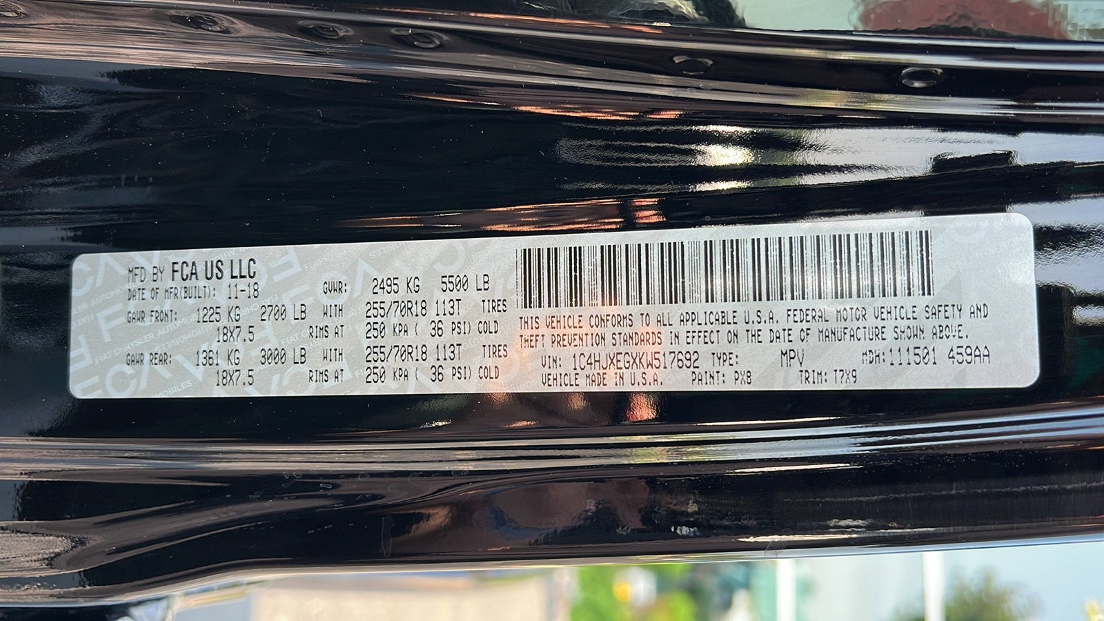 2019 Jeep Wrangler Unlimited Sahara