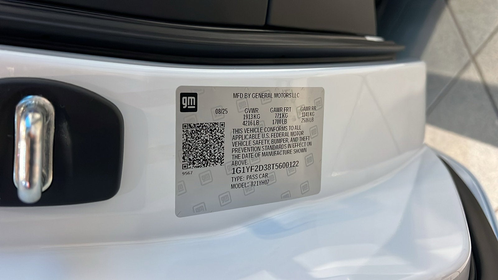 2026 Chevrolet Corvette Z06 3LZ