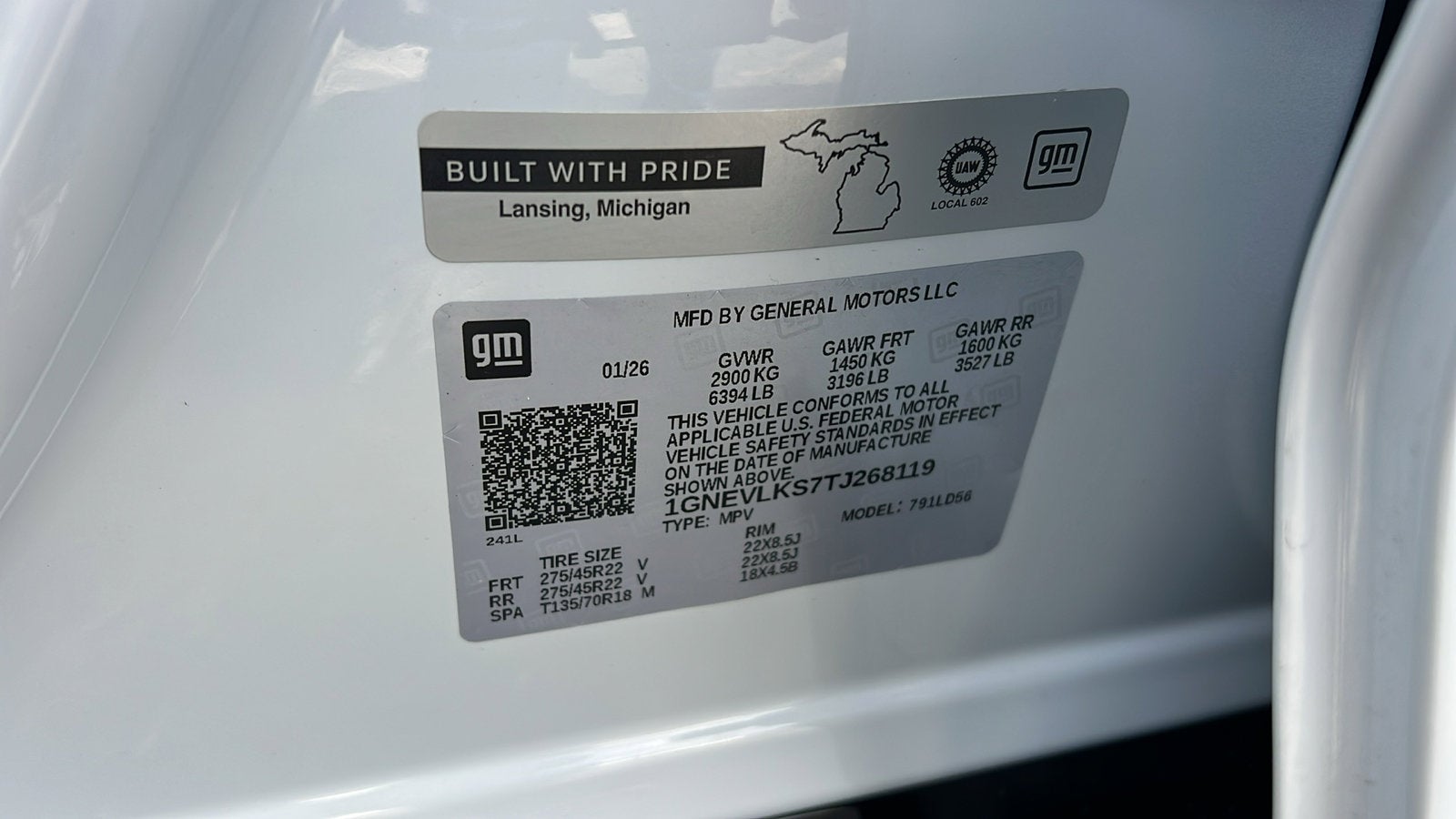 2026 Chevrolet Traverse RS