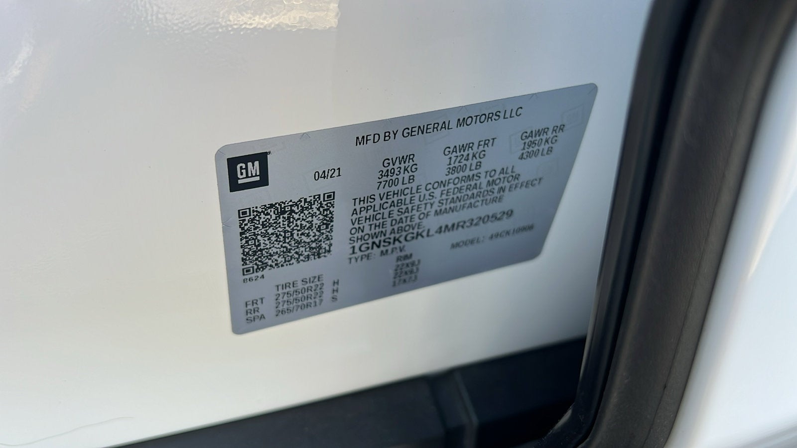 2021 Chevrolet Suburban High Country