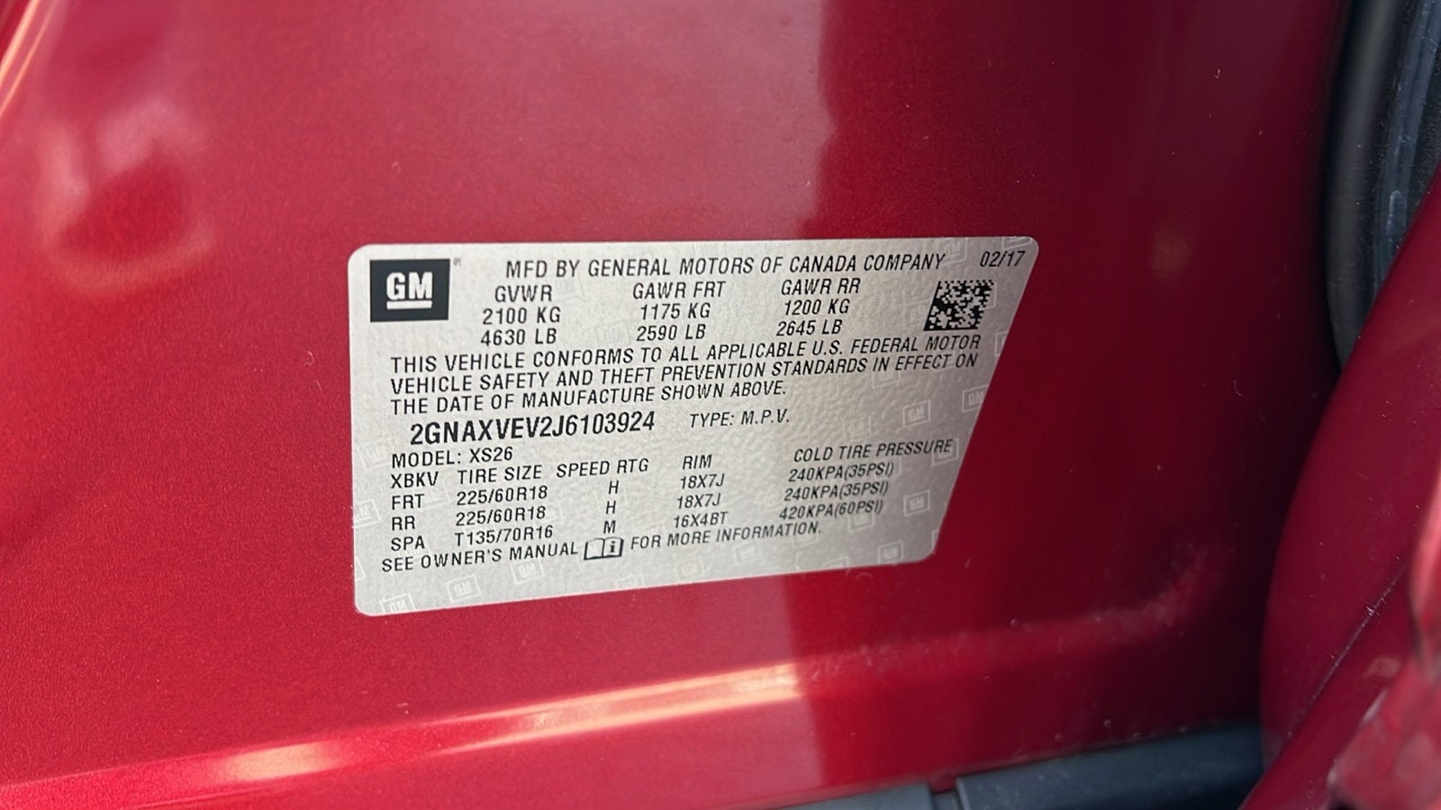 2018 Chevrolet Equinox Premier