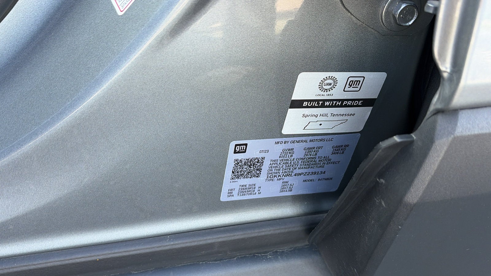 2023 GMC Acadia SLE