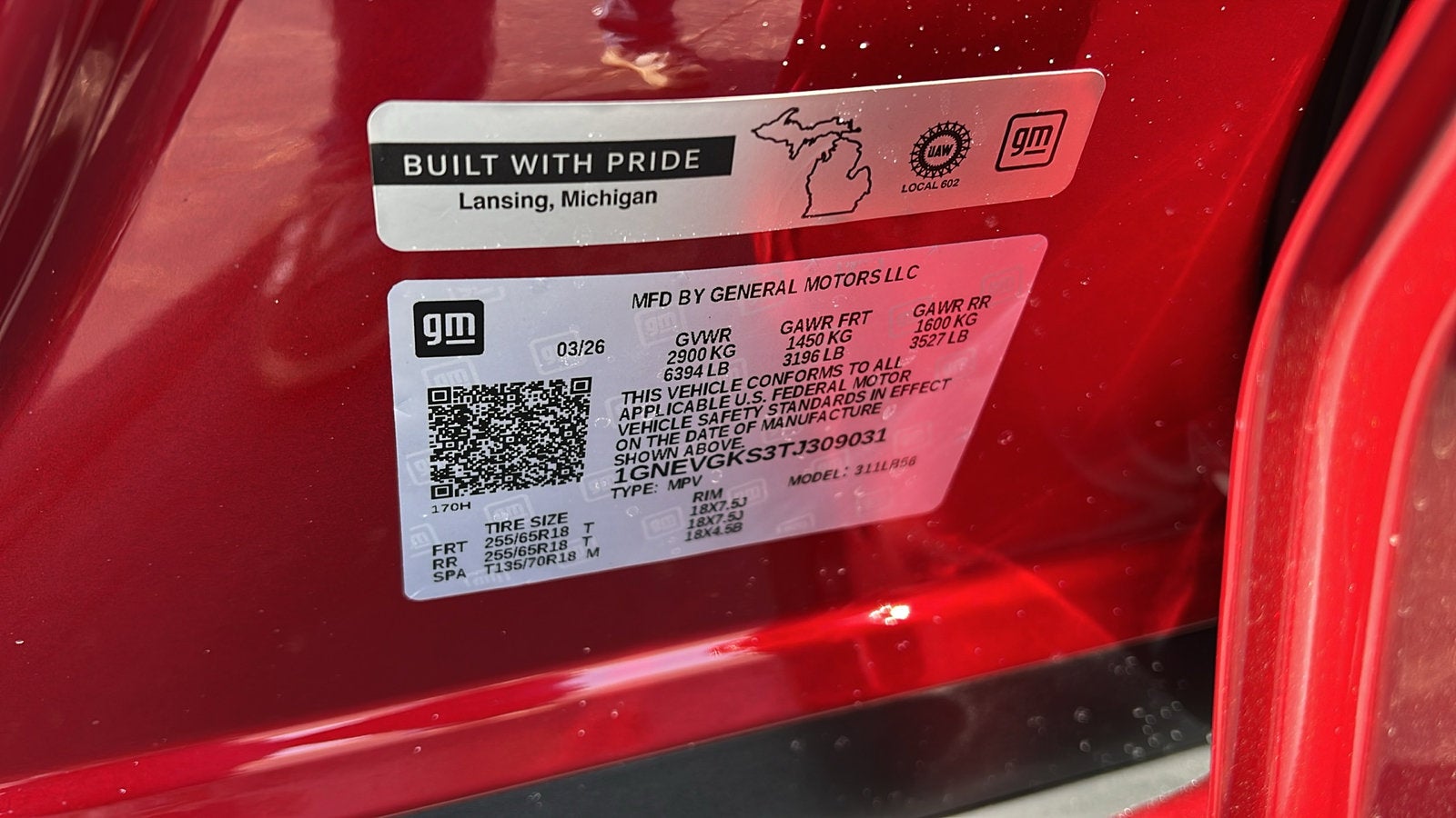 2026 Chevrolet Traverse LT