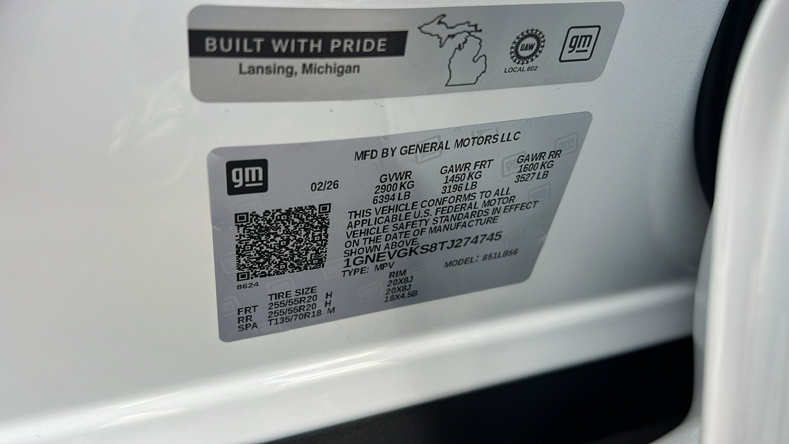 2026 Chevrolet Traverse LT